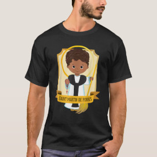 St Martin de Porres African American Black Saints T-Shirt