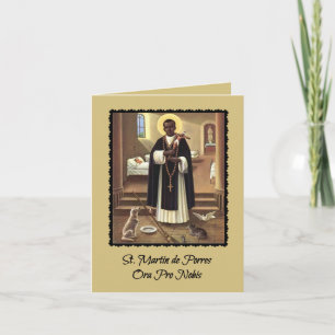 St. Martin de Porres Catholic Priest Card