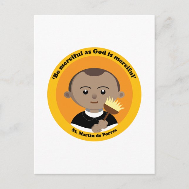 St. Martin de Porres Postcard (Front)
