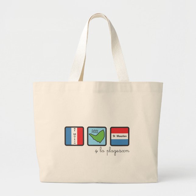 St Martin Large Tote Bag (Front)