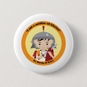 St. Martin of Tours Pinback Button