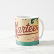 St. Martin Retro Sunset Mug