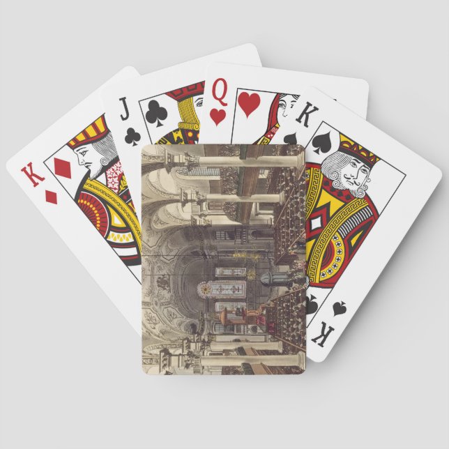 St Martins in the Fields, from 'Ackermann's Microc Poker Cards (Back)