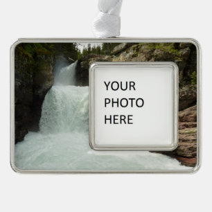 St. Mary Falls I at Glacier National Park Christmas Ornament