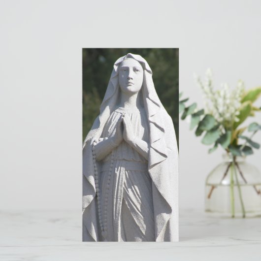 St. Mary in Prayer Photo Card (Standing Front)