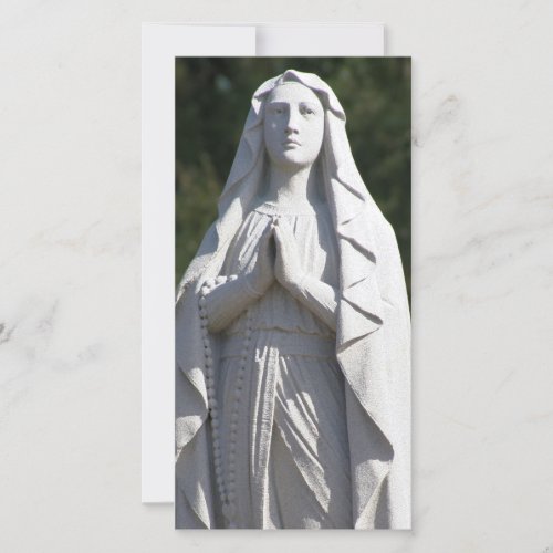St Mary in Prayer Photo Card