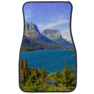 St. Mary Lake,  Glacier National Park,  Montana Car Floor Mat