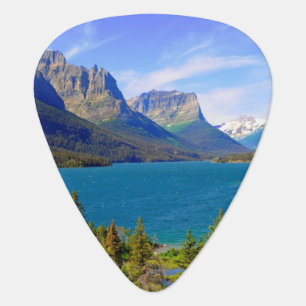 St. Mary Lake, Glacier National Park, Montana Guitar Pick