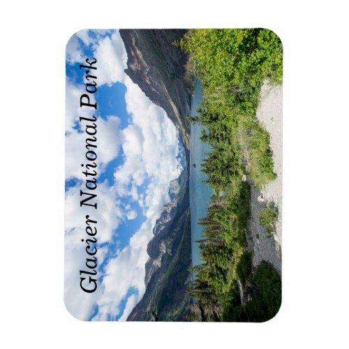 St Mary Lake Glacier National Park Montana Magnet