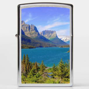 St. Mary Lake, Glacier National Park, Montana Zippo Lighter
