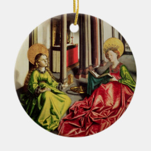 St. Mary Magdalene and St. Catherine of Alexandria Ceramic Ornament