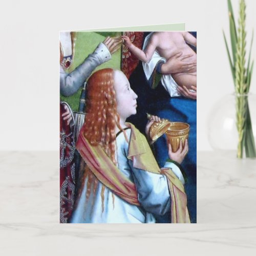 St Mary Magdalene as Myrrhbearer detail M 070 Card
