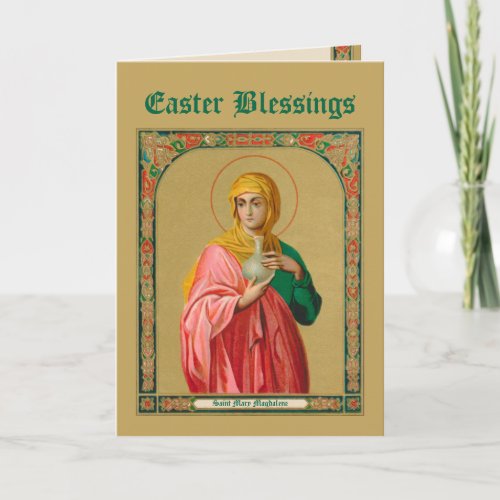 St Mary Magdalene as Myrrhbearer ORX 01 Easter Card