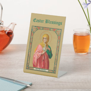 St. Mary Magdalene as Myrrhbearer (ORX 01) Easter Pedestal Sign