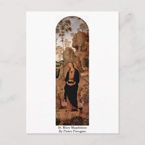 St Mary Magdalene By Pietro Perugino Postcard