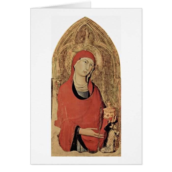 St. Mary Magdalene By Simone Martini Card