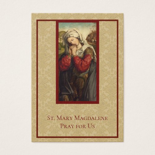 St Mary Magdalene Catholic Holy Cards