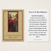 St. Mary Magdalene Catholic Holy Cards (Front & Back)