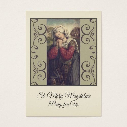St Mary Magdalene Catholic Prayer  Holy Cards