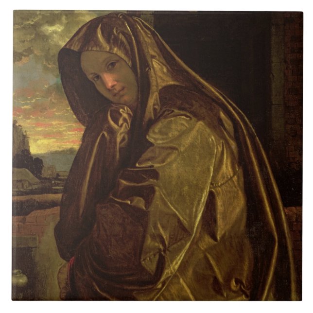 St. Mary Magdalene Ceramic Tile (Front)