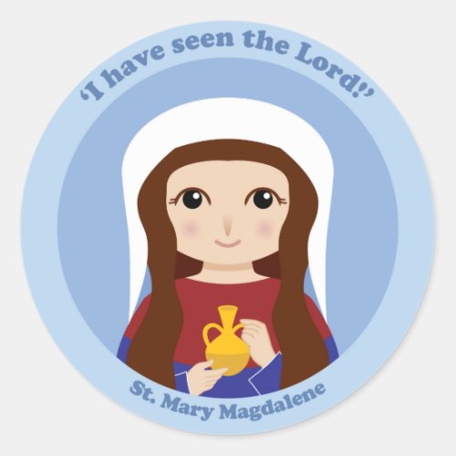 St Mary Magdalene Classic Round Sticker