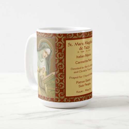 St Mary Magdalene de Pazzi JM 45 Coffee Mug