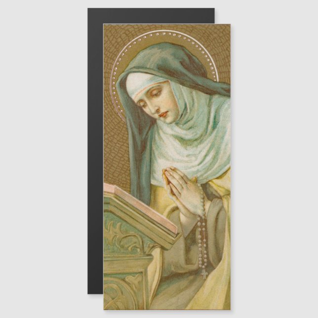 St. Mary Magdalene de Pazzi (JM 45) Magnetic Card (Front/Back)