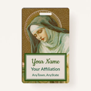 St. Mary Magdalene de Pazzi (JM 45) (Style 2) Badge