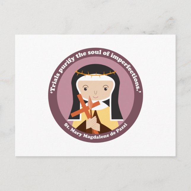 St. Mary Magdalene de Pazzi Postcard (Front)