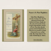 St. Mary Magdalene HOLY CARD (Front & Back)