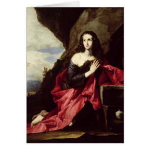 St. Mary Magdalene or St. Thais in the Desert Cards