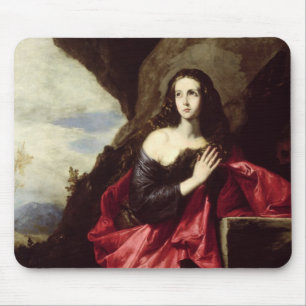 St. Mary Magdalene or St. Thais in the Desert Mouse Pad
