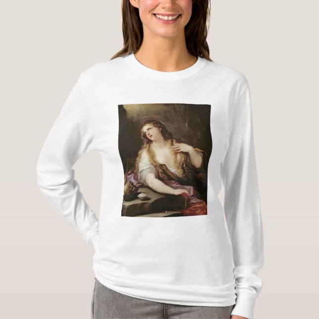 St. Mary Magdalene Renouncing the Vanities T-Shirt (Front)