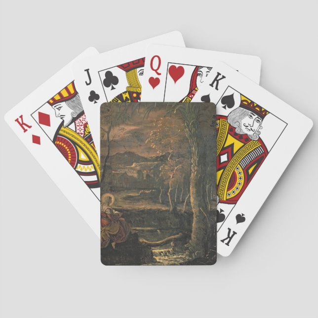 St. Mary of Egypt in the Wilderness Poker Cards (Back)