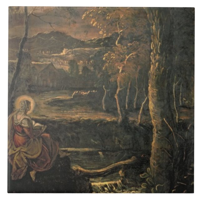 St. Mary of Egypt in the Wilderness Tile (Front)