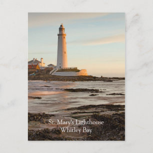St Mary’s Lighthouse England Postcard