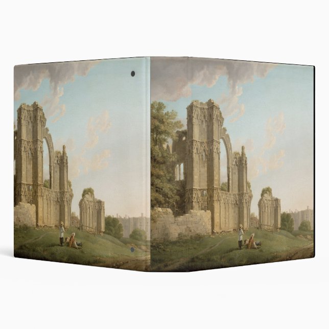 St Mary's Abbey, York, c.1778 (oil on canvas) Binder (Background)