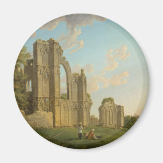 St. Mary's Abbey, York, England circa 1778 Magnet