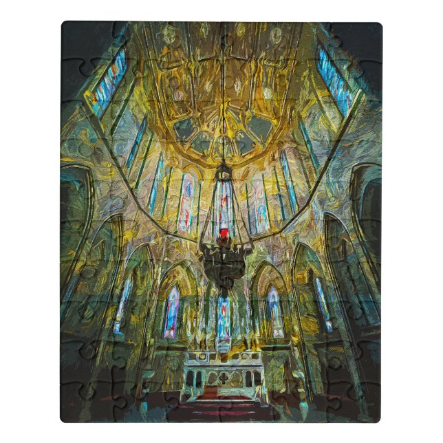 St. Mary's Cathedral Kilkenny, Ireland Interior Jigsaw Puzzle (Puzzle Vertical)