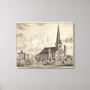 St Mary's Catholic Church Canvas Print