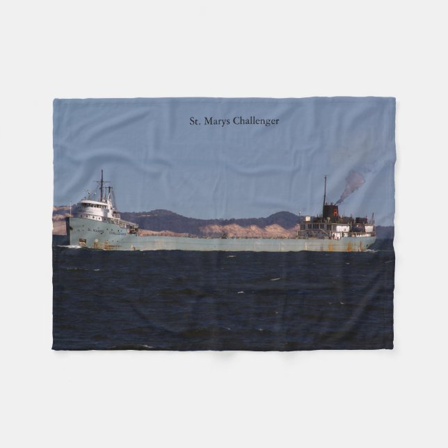 St. Marys Challenger fleece blanket (Front (Horizontal))
