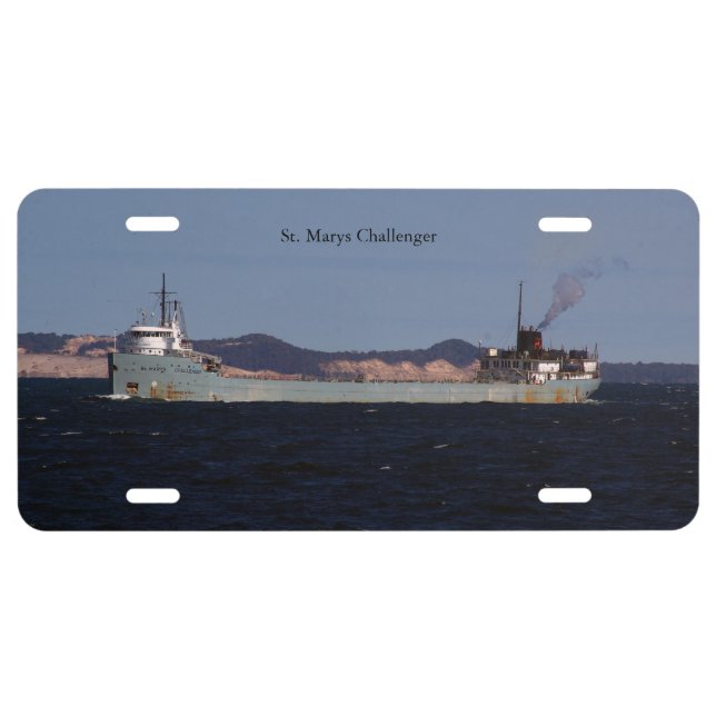 St. Marys Challenger license plate (Front)