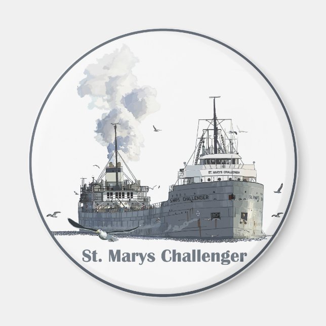 St. Marys Challenger Magnet (Front)