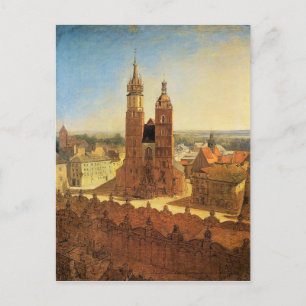 St. Mary's church by Jan Matejko Postcard