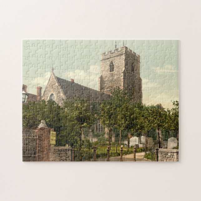 St Mary's Church, Folkestone, England Jigsaw Puzzle (Horizontal)
