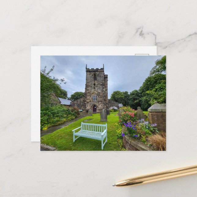 St Marys Church  Postcard (Front/Back In Situ)