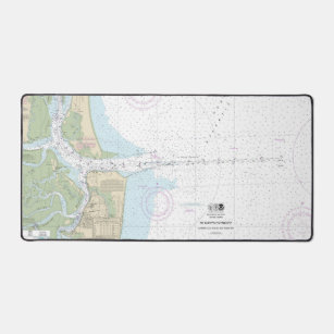 St Marys Entrance Cumberland Sound and Kings Bay Desk Mat