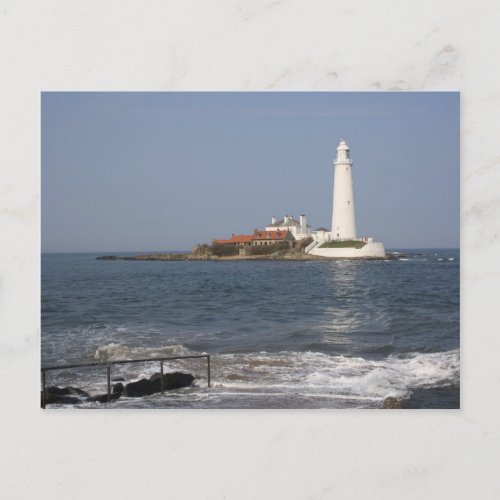 St Marys Lighthouse Whitley Bay Post Card