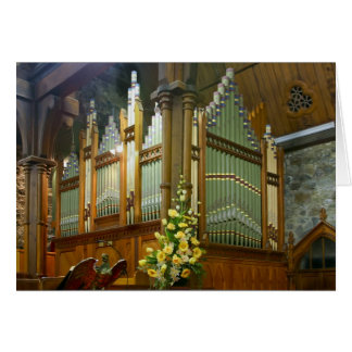 St Mary's, New Plymouth, pipe organ Cards