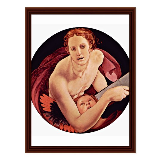St. Matthew By Bronzino Angelo Postcard